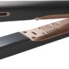 Panasonic Professional Hair Straightener, Nanoe Technology,– Ceramic Plates, 5 Temp Settings (100–200 °C), Intelligent Heat Control, Anti‑Twist 360° Long Cable, Fast 30s Heat Up, For Salon & Home Use – Black and Pastel Pink – EH-PHS9KK825