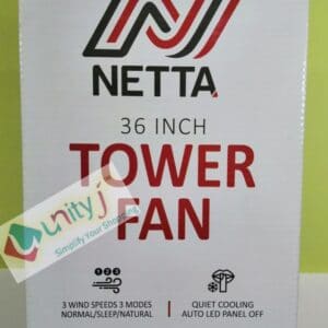 Unityj Uk Appliances NETTA Tower Fan, 36 Inch 1 231 Unityj Uk Appliances NETTA Tower Fan, 36 Inch 1 231