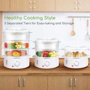 Unityj Uk Kitchen Appliances Aigostar 3 Tier Food Steamer 2 394