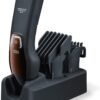 Beurer Mens Hair Clippers Cordless Professional electric, Rechargeable, HR 5000, Trimmer for Men and Women, 11 Cutting Lengths, Barbers Corner, Water-resistant (IPX 6)