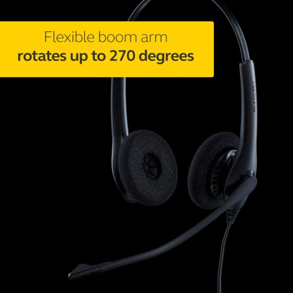 Unityj Uk Audio Video Jabra Biz 1500 Quick Disconnect On Ear Stereo Headset 2 112