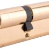 Yale Euro Double Cylinder Lock PKM4045-PB – 1 Star Kitemarked 95mm (40:10:45) High Security Brass Lock, 3 Keys Supplied, Anti-Bump & Drill, for Wooden, PVCu & Composite Doors