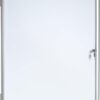 Bi-Office Lockable Notice Board 9 x A4 – Magnetic Display Case, Lacquered Steel Surface, Acrylic Door, Wall Mount, 72×98.1 cm for Indoor Outdoor Office, School, Reception & Home Use