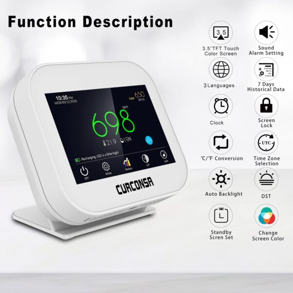 Unityj Uk Tools CURCONSA CO2 Meter 2 226