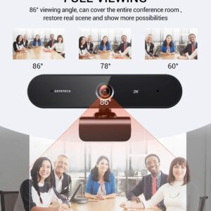 Unityj Uk Computers DEPSTECH Webcam For PC – 2K 1 1812
