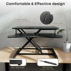 Unityj Uk Computers 32 Inch Standing Desk Converter 4 1336