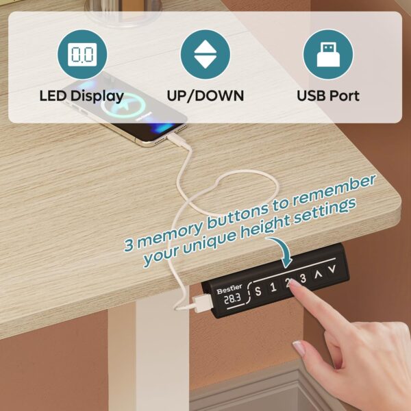 Unityj Uk Computers Bestier Electric Standing Desk 3 1516