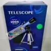 Aomekie Telescope for Kids, Beginners & Adults – Portable Astronomical Telescope with 50mm Aperture, 10× Phone Adapter, Adjustable Tripod, Moon Filter, 3× Barlow Lens & Backpack