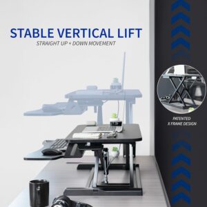 Unityj Uk Computers VIVO Standing Desk Converter 2 1561