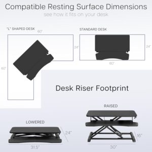 Unityj Uk Computers VIVO Standing Desk Converter 3 1560