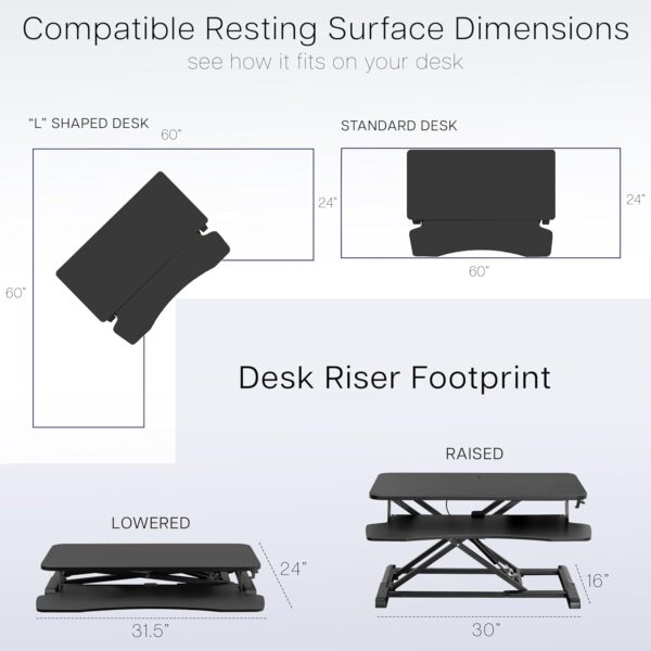 Unityj Uk Computers VIVO Standing Desk Converter 3 1560