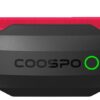 COOSPO Heart Rate Monitor Chest Strap – Red/Black, Bluetooth ANT+ Waterproof HRM for Running, Cycling, Fitness, Adjustable Strap, Works with Strava Zwift Peloton Garmin Polar, H808S
