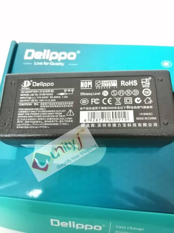 Unityj Uk Computers Delippo 65W 19V 3.42A For Laptop 3 1804