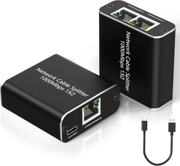 Unityj Uk Computers MEQATS Gigabit Ethernet Splitter 1743