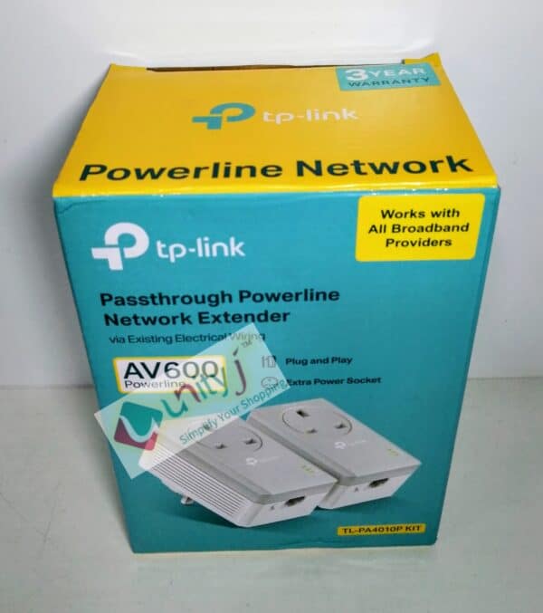 Unityj Uk Computers TP Link TL PA4010KIT Nano AV600 Powerline Adapter 1729