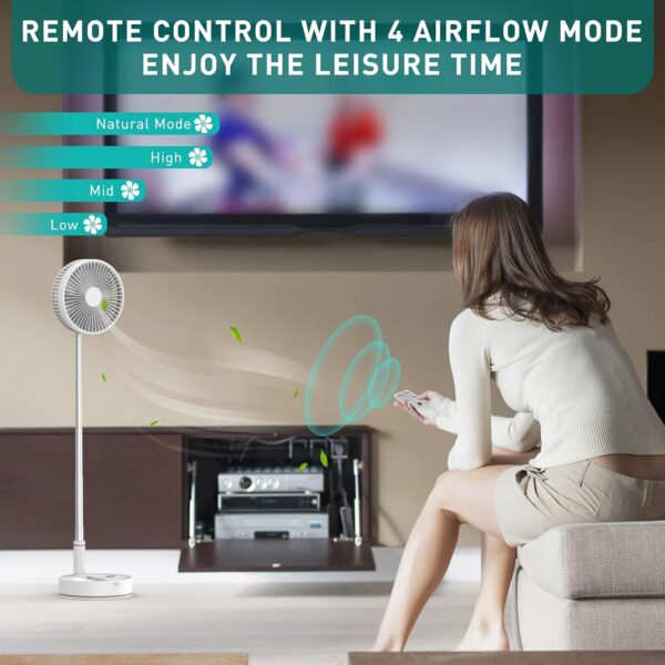 Unityj Uk Household Primevolve Rechargeable Standing Fan 3 601