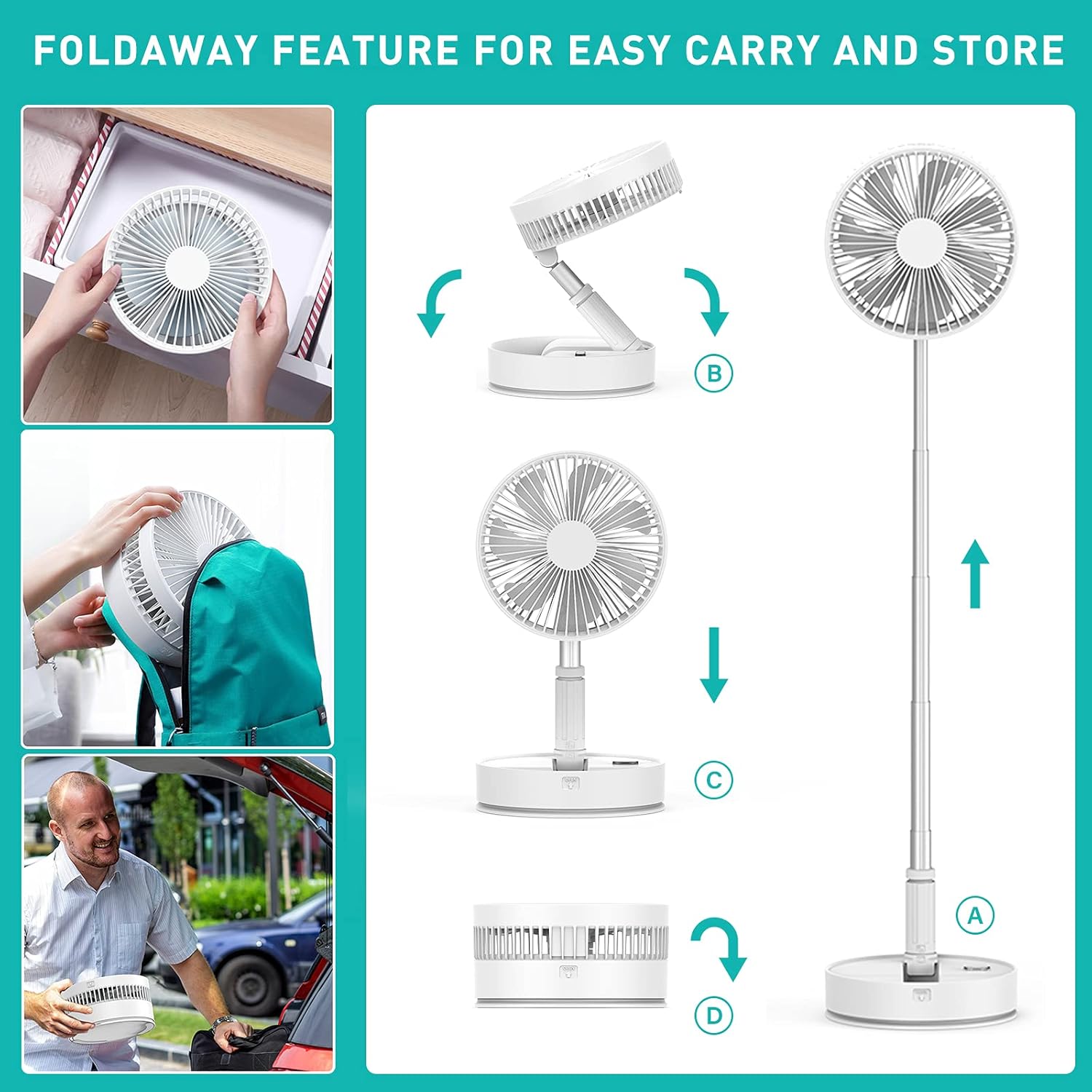 Unityj Uk Household Primevolve Rechargeable Standing Fan 4 600 Unityj Uk Household Primevolve Rechargeable Standing Fan 4 600