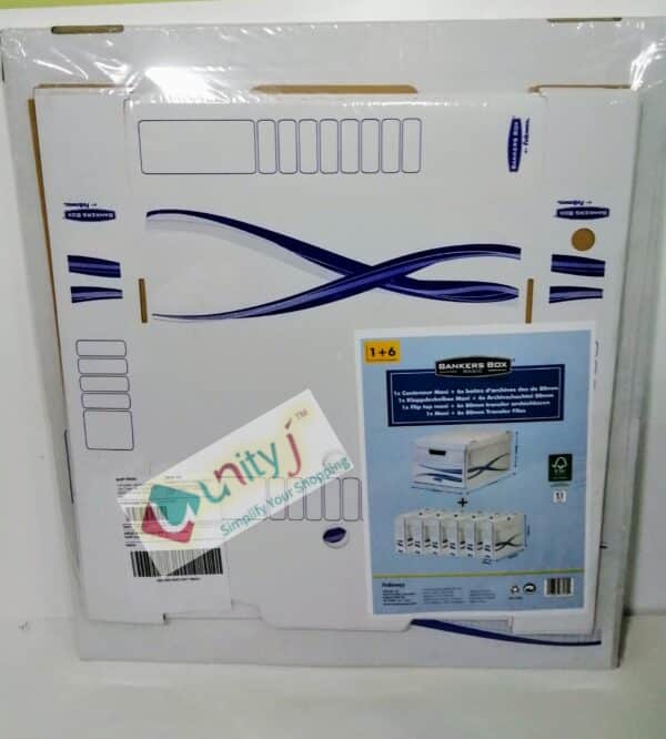 Unityj Uk Office Fellowes Bankers Box Container Basic Pack Of 6 586