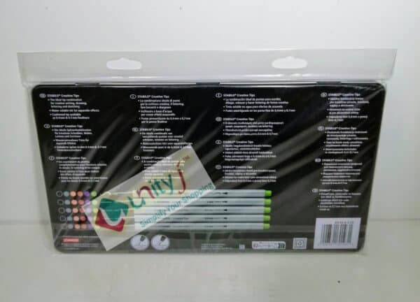 Unityj Uk Office STABILO Multi Tip Pen Set Creative Tips ARTY Tin Of 30 1 601