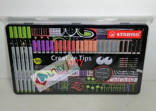 Unityj Uk Office STABILO Multi Tip Pen Set Creative Tips ARTY Tin Of 30 600