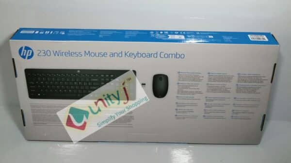 Unityj Uk Computers HP 230 Wireless Keyboard & Mouse Set – Silent Typing 1 2038
