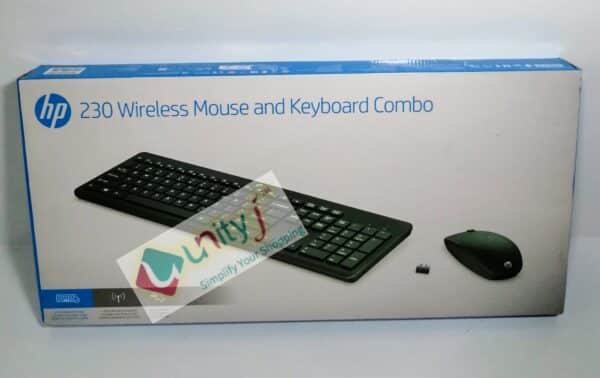 Unityj Uk Computers HP 230 Wireless Keyboard & Mouse Set – Silent Typing 2037
