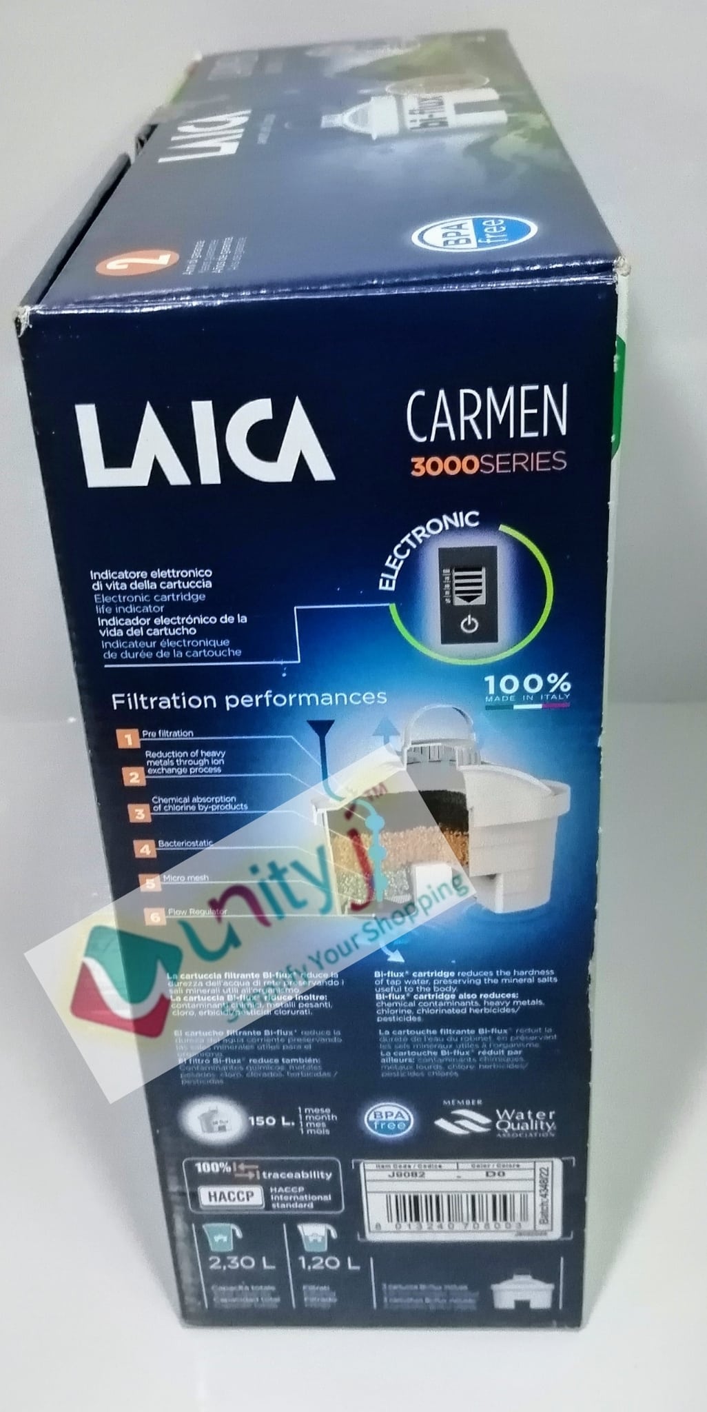Unityj Uk Kitchen Appliances LAICa Water Filter Jug, 2.3 Litre Capacity 4 2055 Unityj Uk Kitchen Appliances LAICa Water Filter Jug, 2.3 Litre Capacity 4 2055