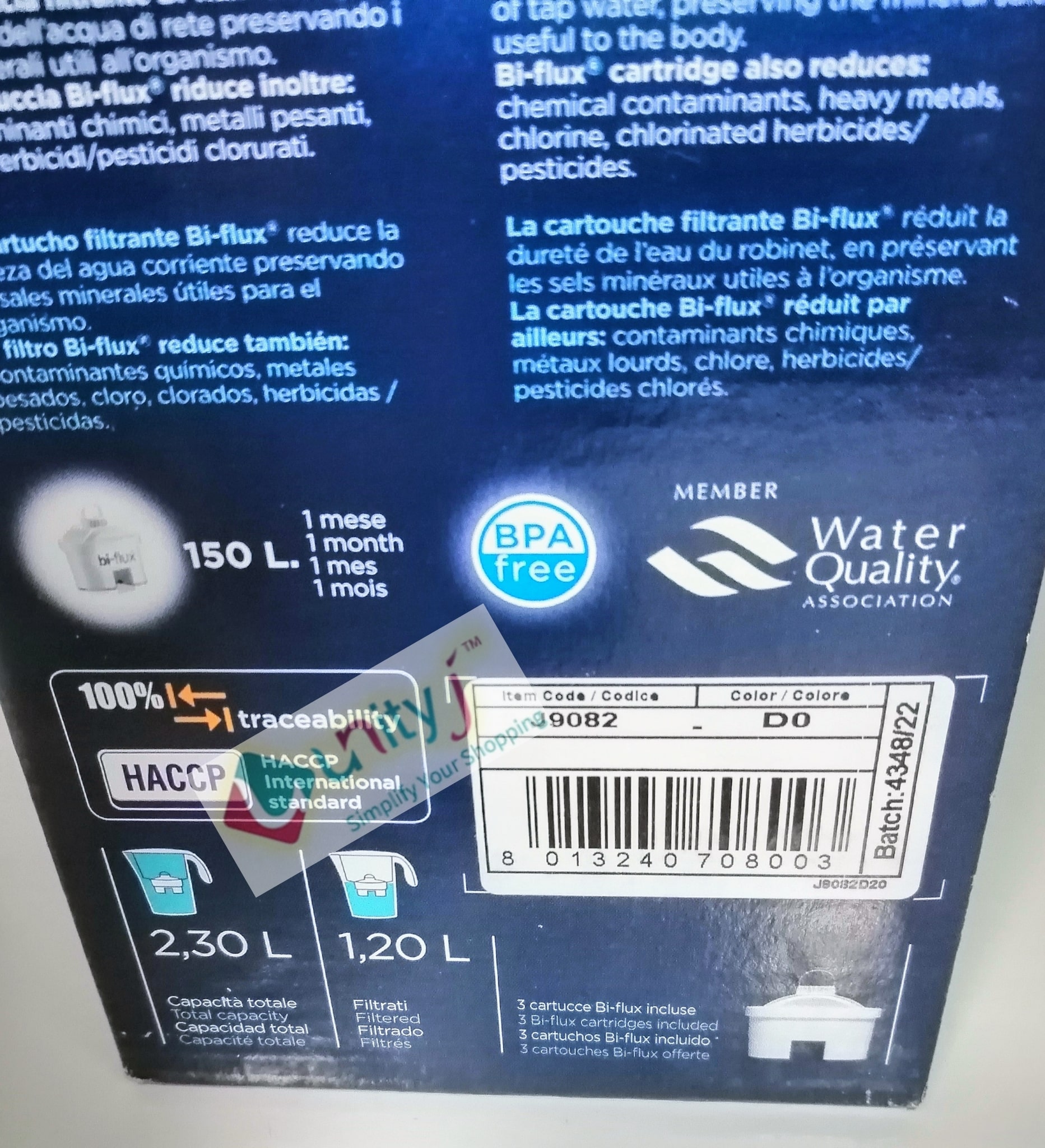 Unityj Uk Kitchen Appliances LAICa Water Filter Jug, 2.3 Litre Capacity 5 2056 Unityj Uk Kitchen Appliances LAICa Water Filter Jug, 2.3 Litre Capacity 5 2056