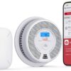 X-Sense Smart Smoke and Carbon Monoxide Alarm SC07-MR11 with SBS50 Base Station – Wi-Fi Interlinked Detector, LCD Display, App Alerts, For Whole Home Safety, Flats, Landlords, Rental Properties, Family Protection