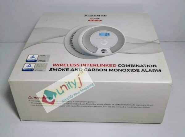 Unityj Uk Appliances X Sense Wireless Interlinked Combination Smoke And Carbon Monoxide Alarm, SC07 W, 1 Pack 3 933
