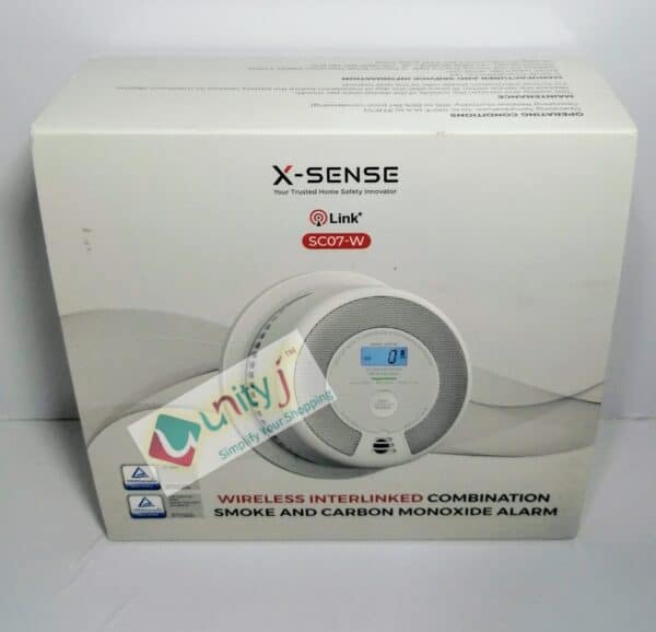 Unityj Uk Appliances X Sense Wireless Interlinked Combination Smoke And Carbon Monoxide Alarm, SC07 W, 1 Pack 930