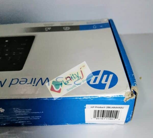 Unityj Uk Computers HP 225 Wired Mouse And Keyboard Combo 1 2172