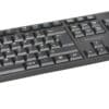 Kensington Wireless Keyboard and Mouse Set UK – Pro Fit Low‑Profile QWERTY Keyboard with Multimedia Keys, Ambidextrous Optical Mouse, Quiet Typing, 2.4GHz USB Receiver, 10m Range, Secure AES Encryption, Home Office & Business Desktop Use – K75230UK