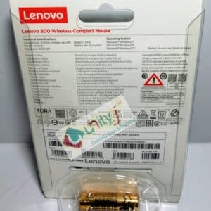 Unityj Uk Computers Lenovo 300 Wireless Compact Mouse (Arctic Grey) With Battery 1 2180