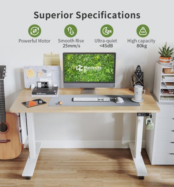 Unityj Uk Computers MAIDeSITe Electric Standing Desk 5 2111