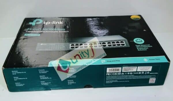 Unityj Uk Computers TP Link 24 Port 10100Mbps Ehternet Switch 1 2157