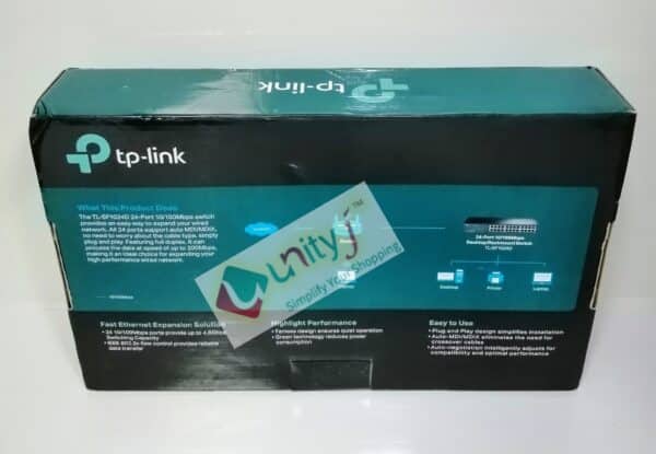Unityj Uk Computers TP Link 24 Port 10100Mbps Ehternet Switch 3 2159