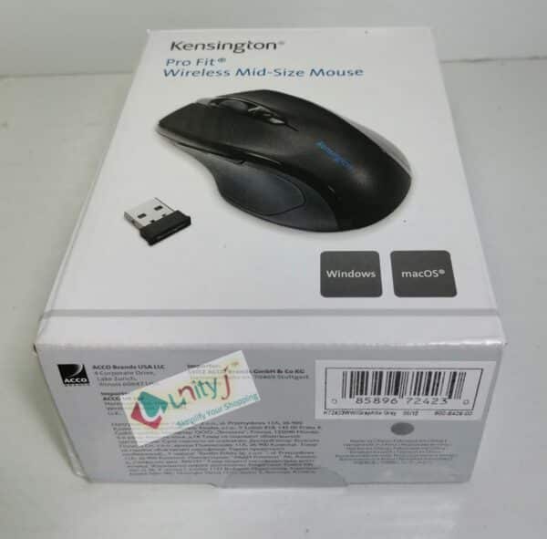 Unityj Uk Computers Kensington Wireless Mouse Pro Fit – Mid Size 6 1 2254