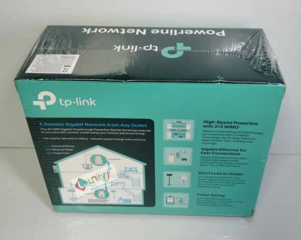 Unityj Uk Computers TP Link TL PA8010PKIT Powerline Adapter Starter Kit 1 2268