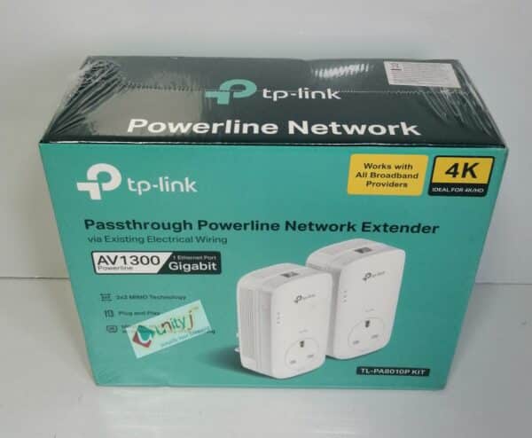 Unityj Uk Computers TP Link TL PA8010PKIT Powerline Adapter Starter Kit 2267
