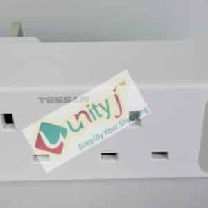 Unityj Uk Household Double Plug Adaptor With 4 USB(2 USB C), TESSAN 754
