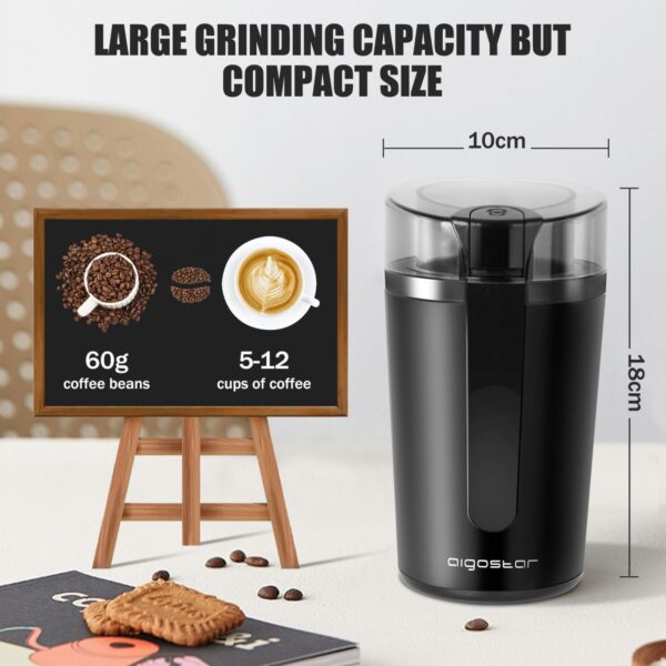 Unityj Uk Kitchen Appliances Aigostar Electric Coffee Grinder 1 2232