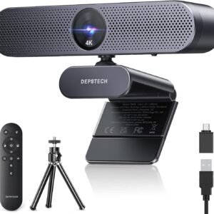 Unityj Uk Computers DEPSTECH 4K Webcam With Microphone 2285