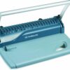 GBC Binding Machine MultiBind 208 A4 – Multifunctional Comb Binder Machine with Wire, 8-Sheet Punch, 125-Sheet Capacity, Durable for Home & Small Office Use, Blue
