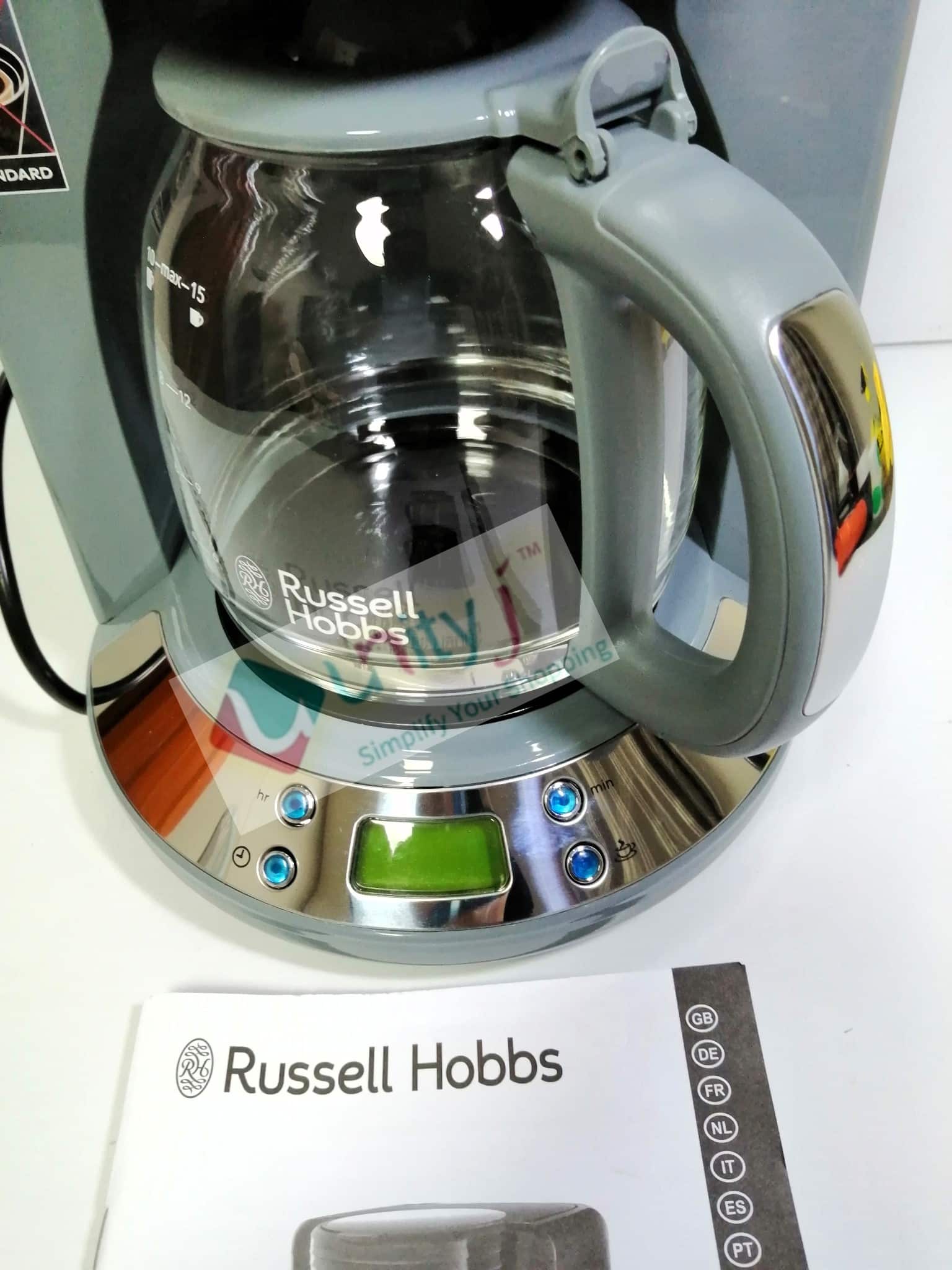 Unityj Uk Kitchen Appliances Used Russell Hobbs Inspire Digital Coffee Machine, Grey 1 2327 Unityj Uk Kitchen Appliances Used Russell Hobbs Inspire Digital Coffee Machine, Grey 1 2327