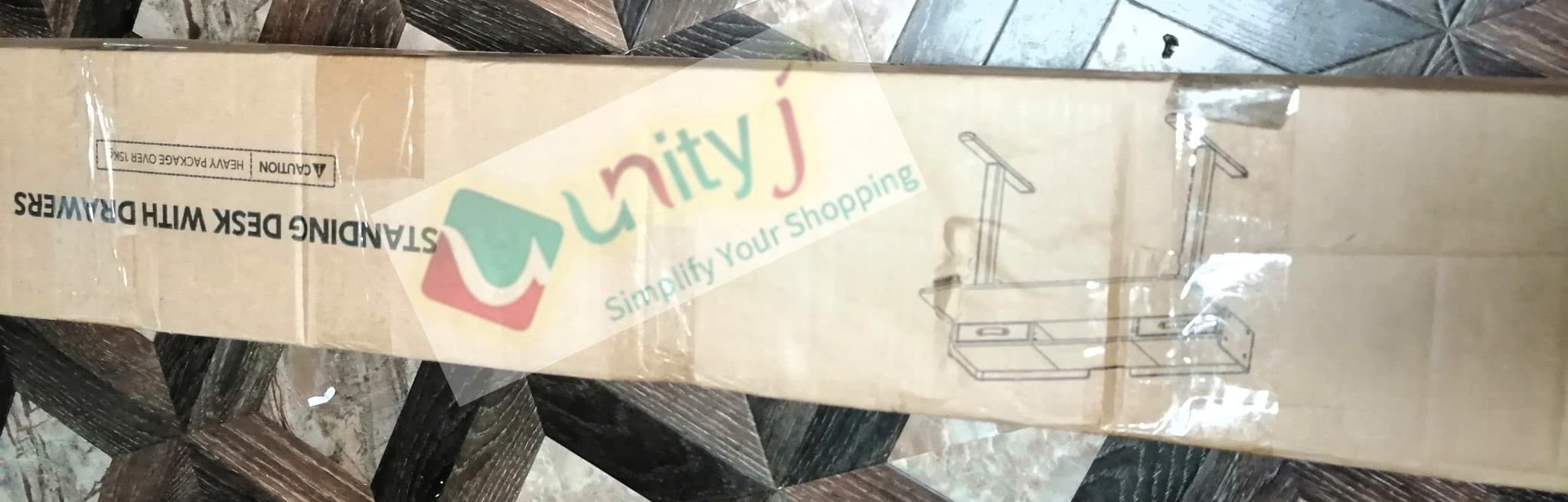 Unityj Uk Computers Used Claiks Electric Standing Desk With Drawers, 120x60cm, Rustic Brown 4 2367 Unityj Uk Computers Used Claiks Electric Standing Desk With Drawers, 120x60cm, Rustic Brown 4 2367