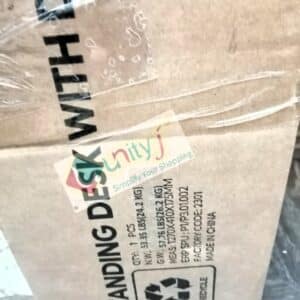 Unityj Uk Computers Used Claiks Electric Standing Desk With Drawers, 120x60cm, Rustic Brown 7 2369 Unityj Uk Computers Used Claiks Electric Standing Desk With Drawers, 120x60cm, Rustic Brown 7 2369