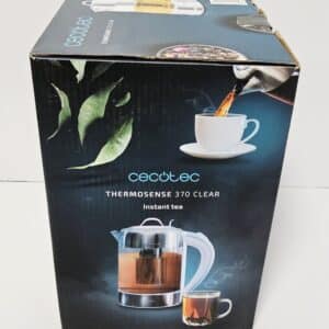 Unityj Uk Kitchen Appliances Cecotec ThermoSense 370 Clear Electric Kettle 1.7 Litres 4 2447