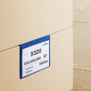 Unityj Uk Office Durable Hanging Ticket Holder Label Pocket Document Pouch 2 807